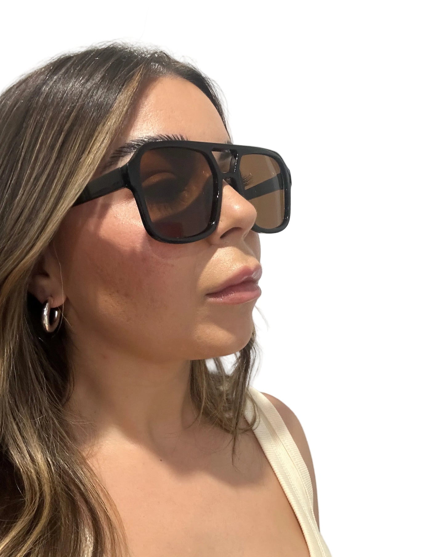 AURA VISION SUNGLASSES - BLACK/BROWN
