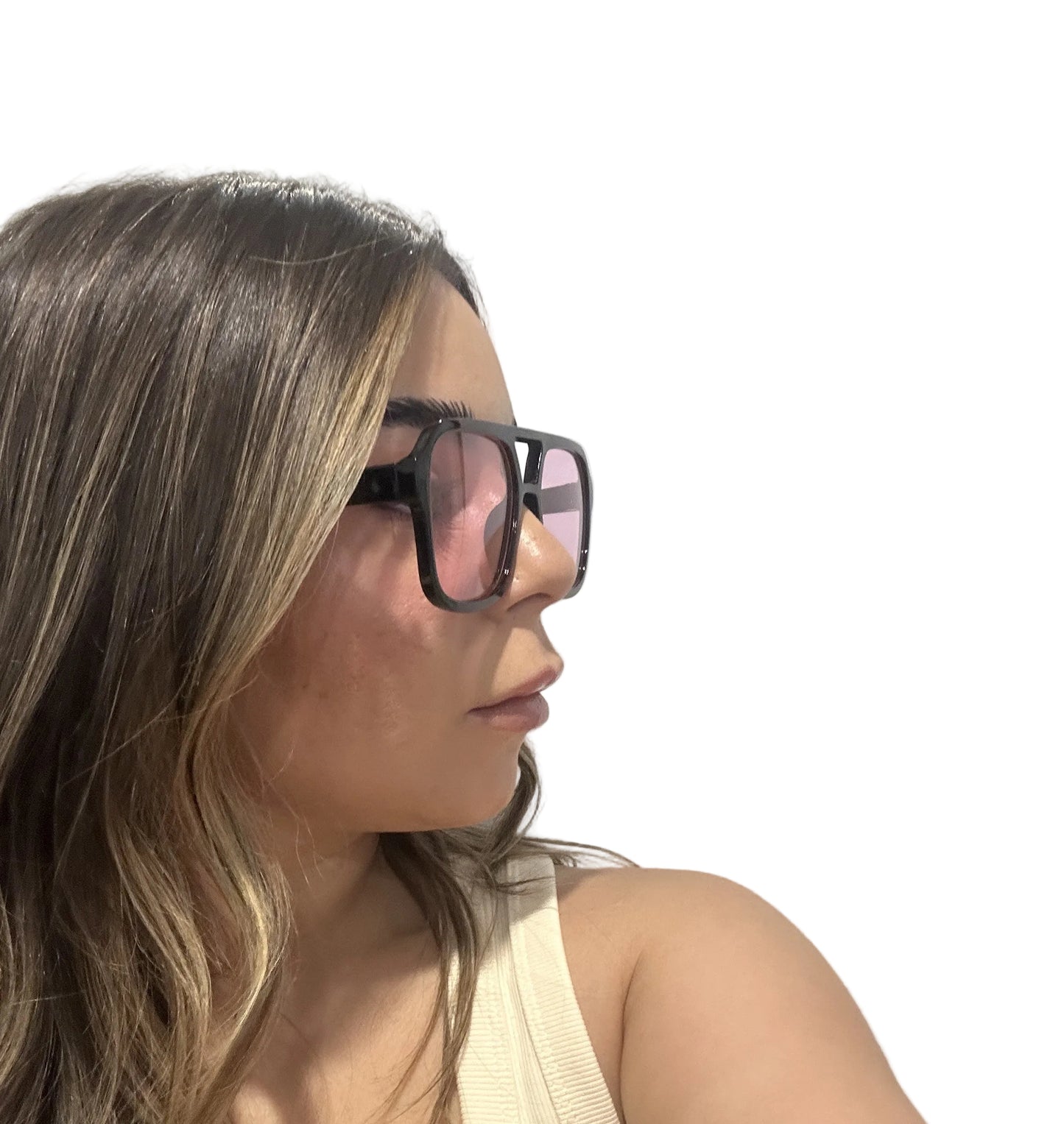 AURA VISION SUNGLASSES - BLACK/PINK
