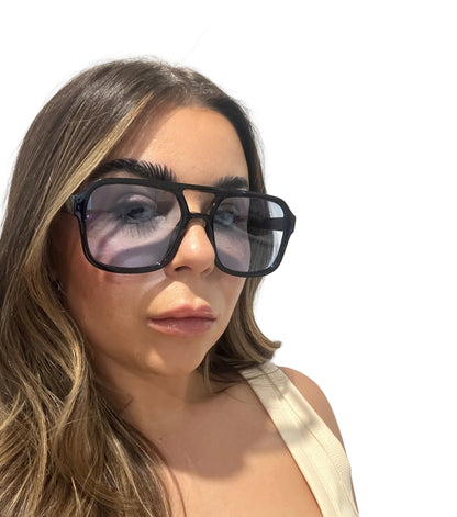 AURA VISION SUNGLASSES - BLACK/BLUE