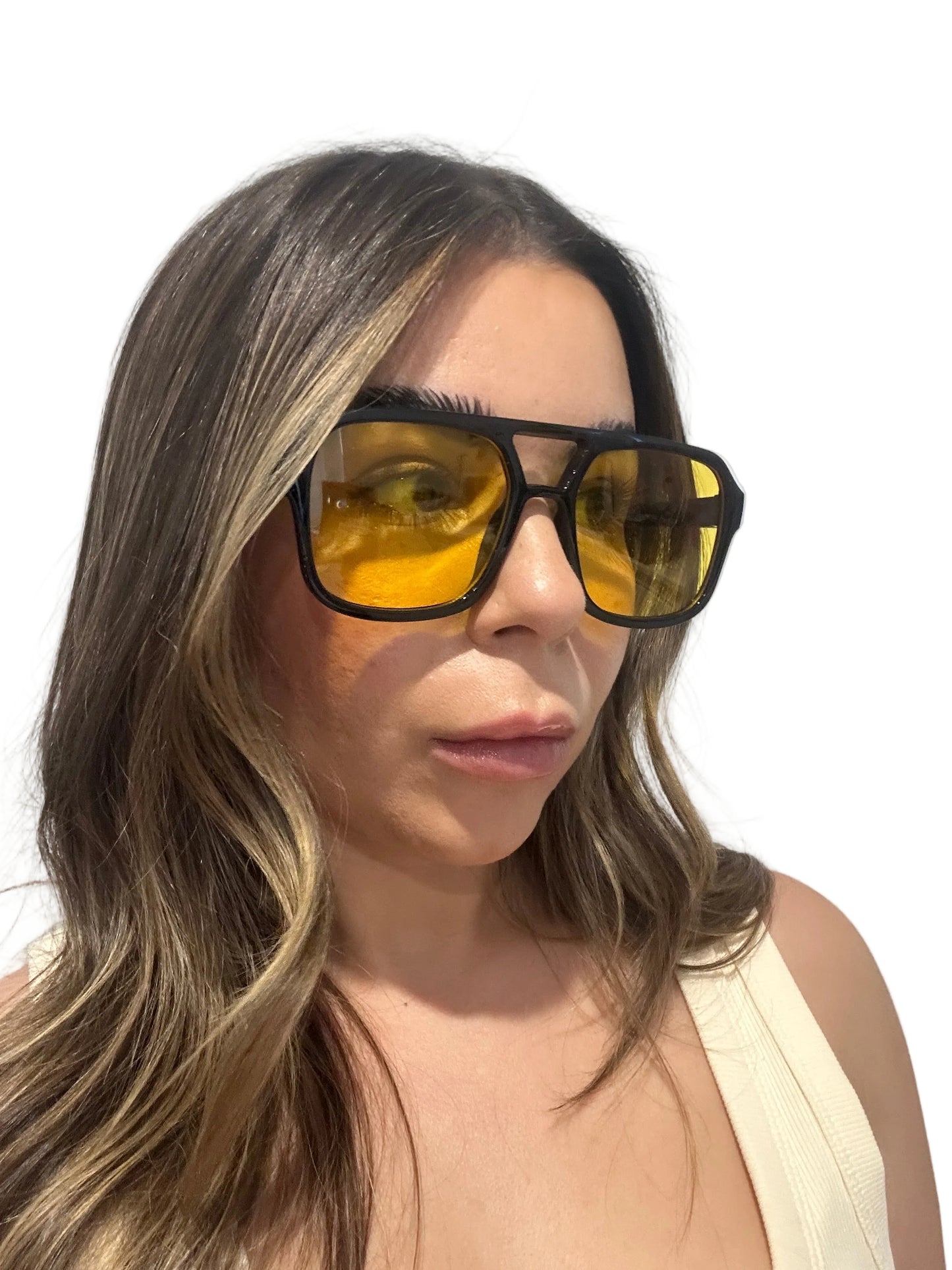 AURA VISION SUNGLASSES - BLACK/YELLOW