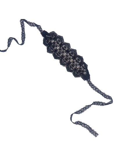 HEIRESS - BLACK LACE MASK & BEGINNER BONDAGE TIE