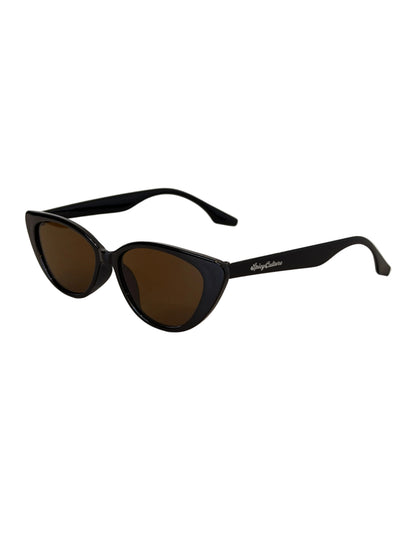 TEASE SUNGLASSES (BLACK/BROWN)