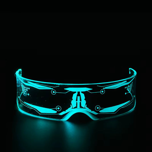 VOLT - SLEEK FRAME LED RAVE GLASSES (7-COLOUR GLOW)