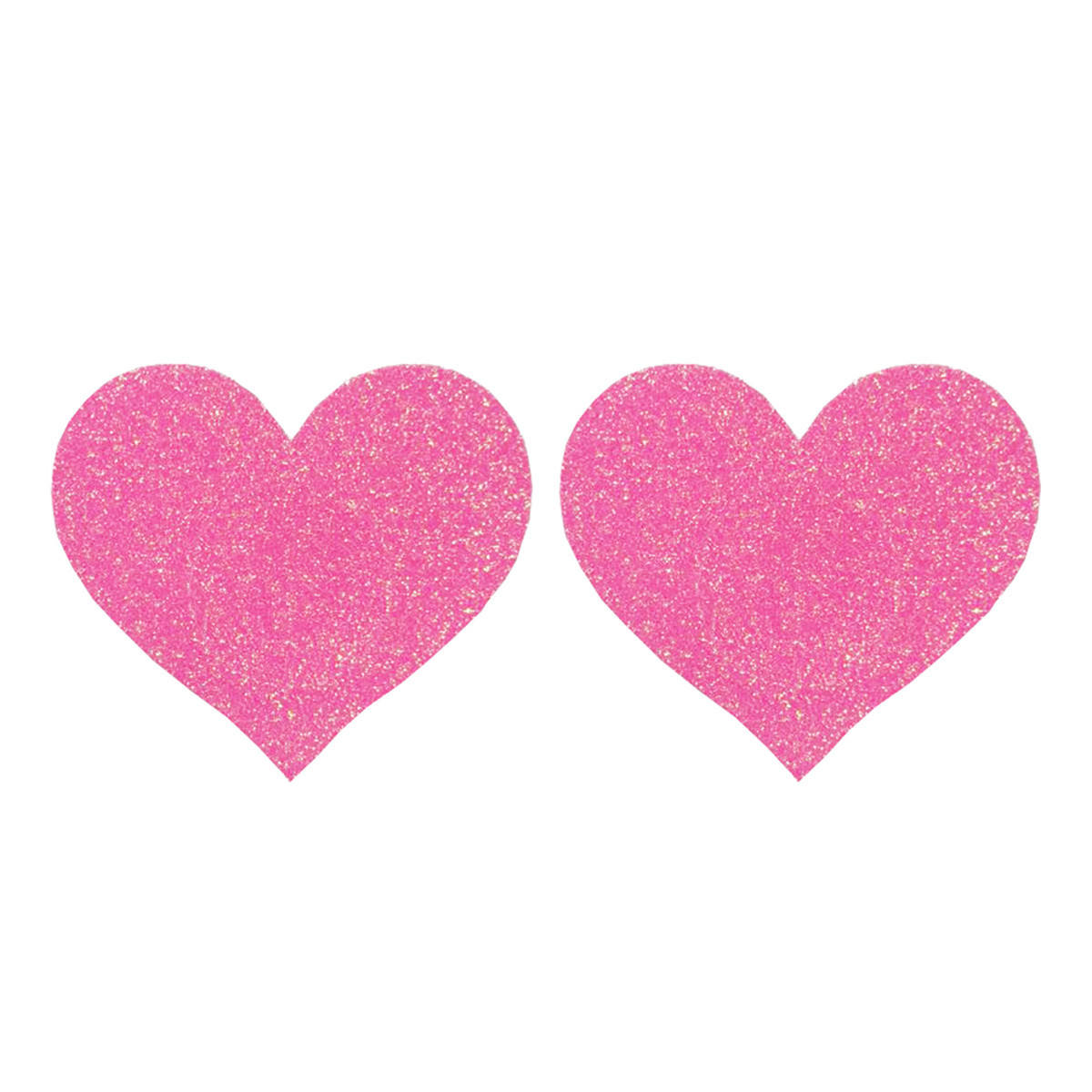SHIMMER HEART NIPPLE PASTIES (PINK)