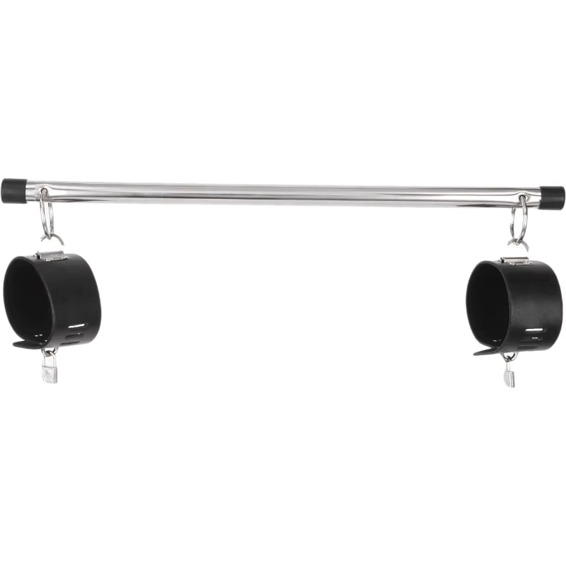 MISTRESS STEEL - BLACK & CHROME SPREADER BAR