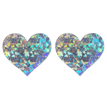 EUPHORIA (HEART) - HOLOGRAPHIC NIPPLE PASTIES