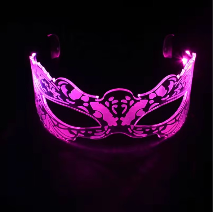 LUMINA - BUTTERFLY RAVE PRINCESS - LED GLASSES (7 COLOUR GLOW)
