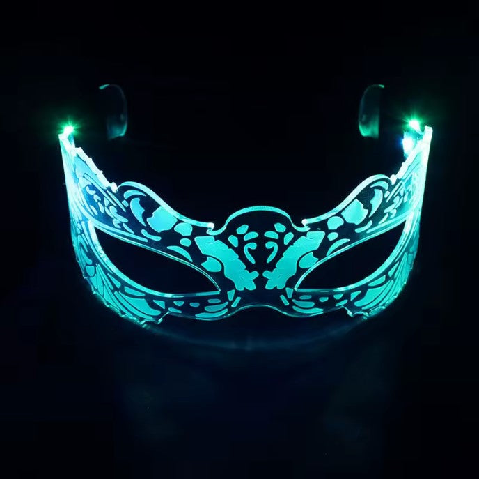 LUMINA - BUTTERFLY RAVE PRINCESS - LED GLASSES (7 COLOUR GLOW)