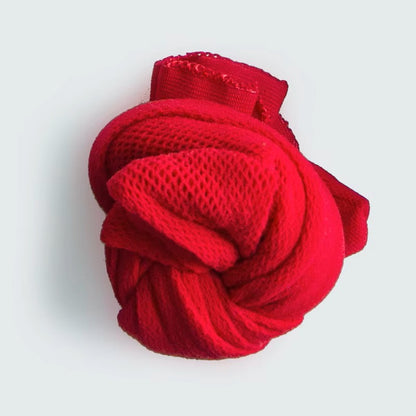 ESSENTIAL - FISHNET STOCKINGS (RED)